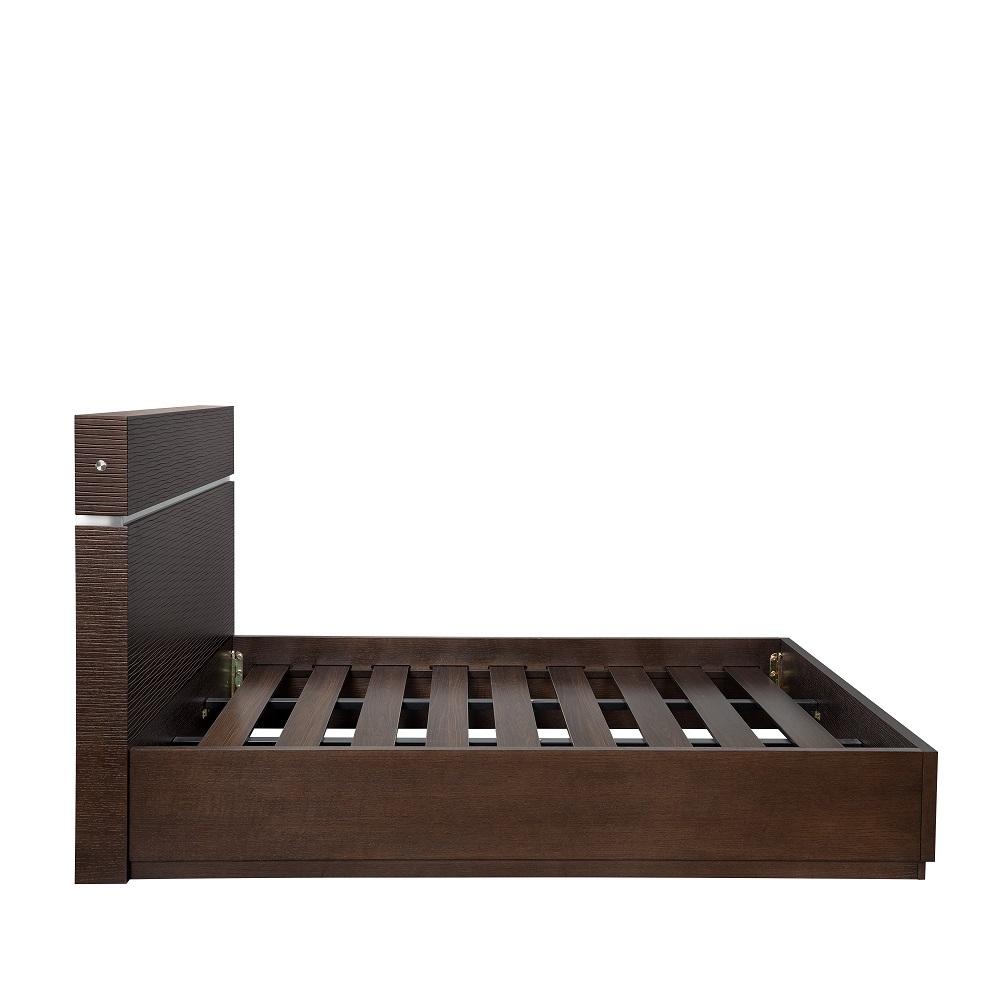 FR Cy77 Wooden Bed with LED 100077 | Furniture Republic