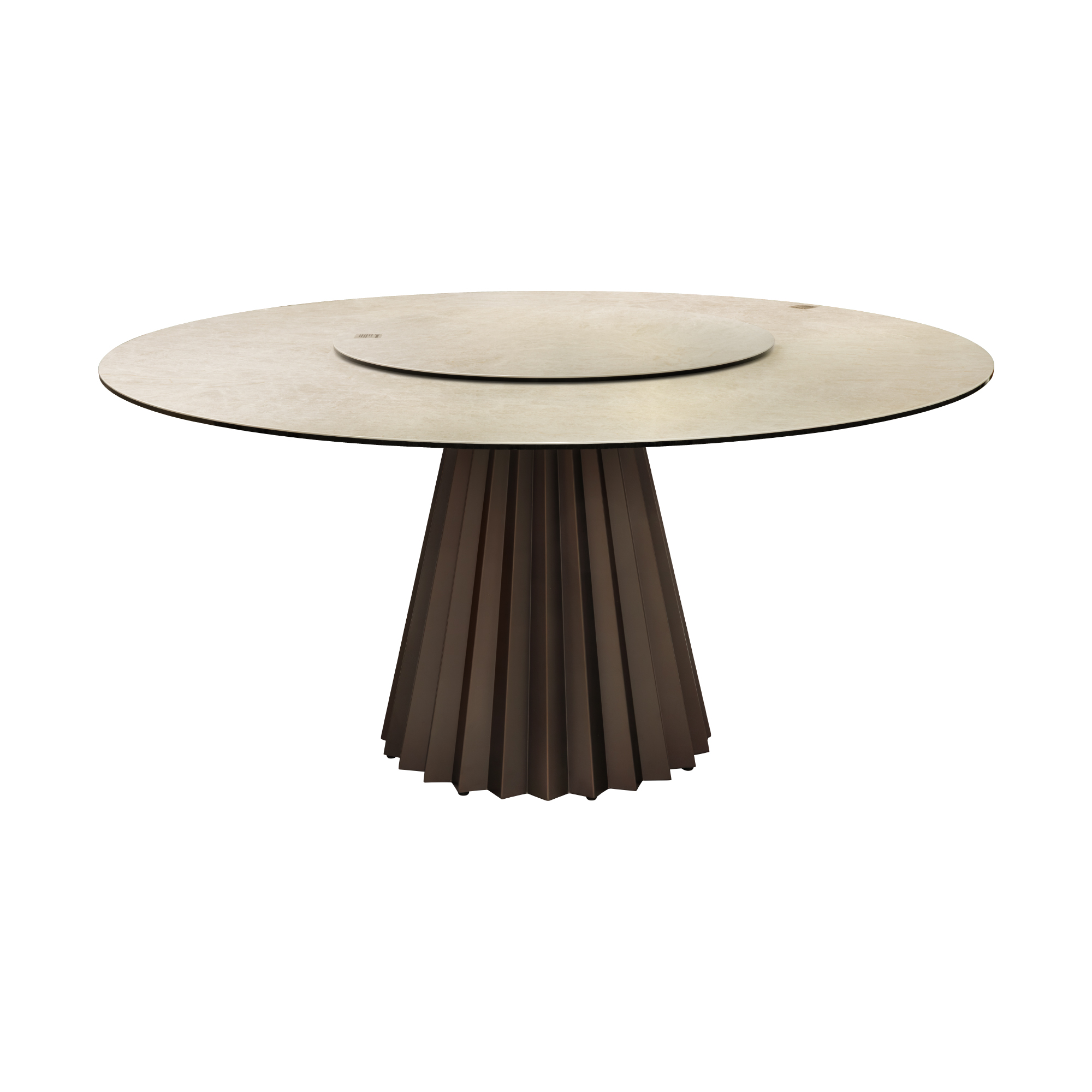 FR Dining Table with Lazy Susan 301422