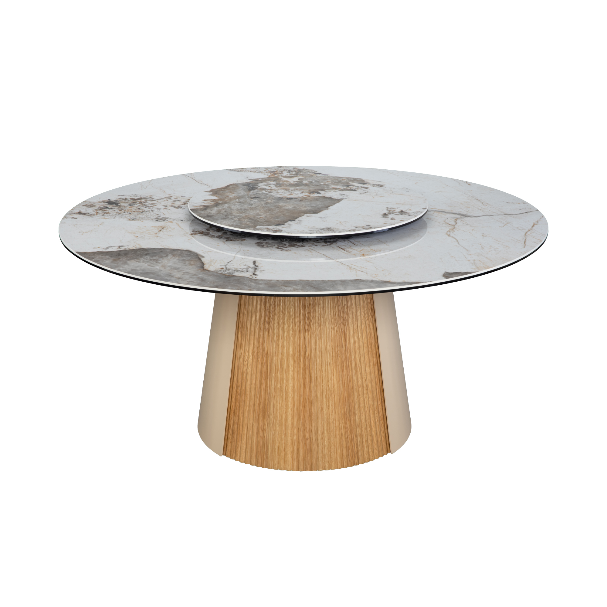 FR Dining Table with Lazy Susan 301702