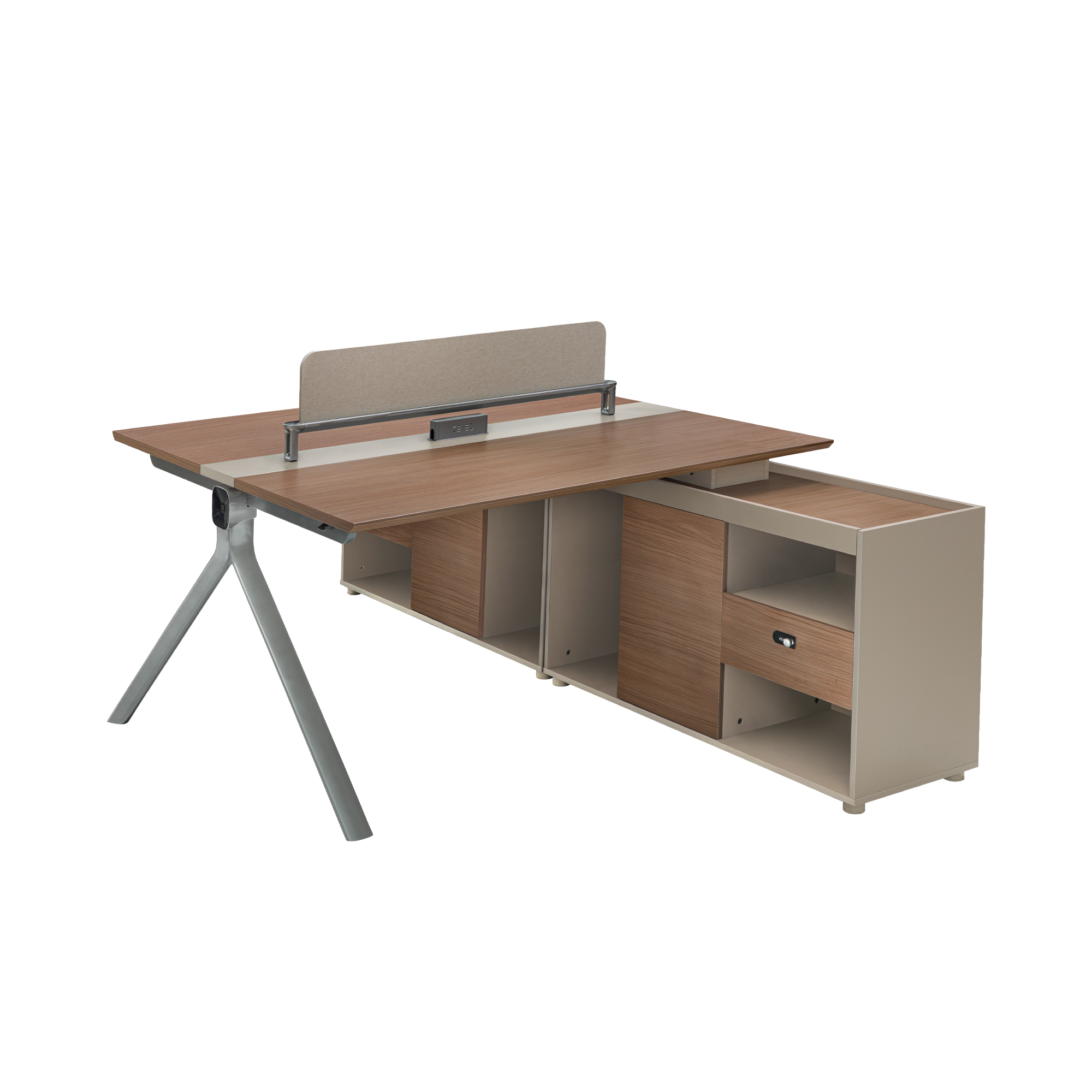 FR Two Seater Open Workstation 400197